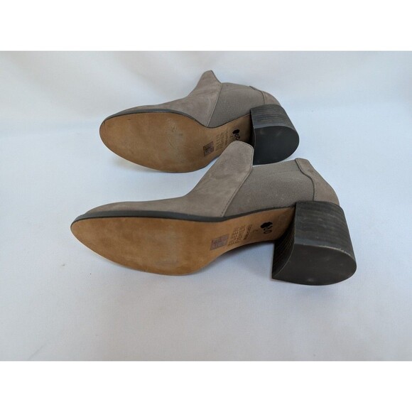 EILEEN FISHER Bayo-TN Drizzle Ankle Leather Block Heel Bootie Women's Sz 7 - Picture 6 of 6